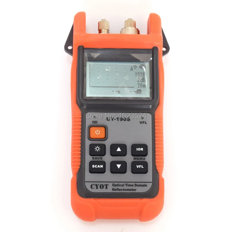 Оптическое волокно Ranger MINI OTDR CY190S Визуальный дефектоскоп Обнаружение