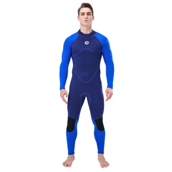 

Men Wetsuit Rash Guards Adult One-Piece Long Sleeve UV Protection Waterproof Windproof Thermal Swimsuit Diving Suit