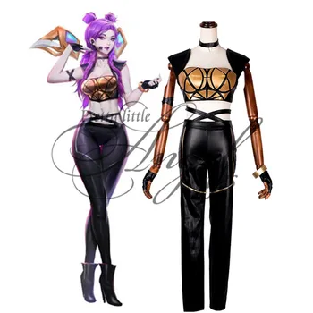 

League of Legends LOL KDA Kaisa K/DA Cosplay Costume Halloween Party Full Set