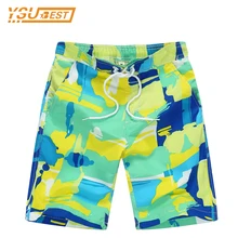 Новинка года; летние пляжные шорты для детей от 7 до 14 лет; Шорты для плавания для мальчиков; быстросохнущие брендовые шорты для мальчиков