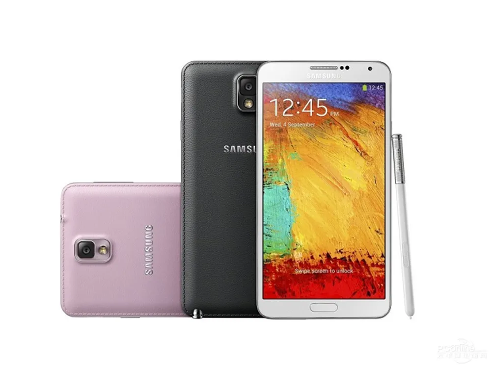 Отремонтированный разблокированный мобильный телефон samsung Galaxy Note3 5,7 дюймов четырехъядерный 3 ГБ+ 16 Гб/32 ГБ 5,7 дюймов 13 МП 3G-WCDMA N900 N9005