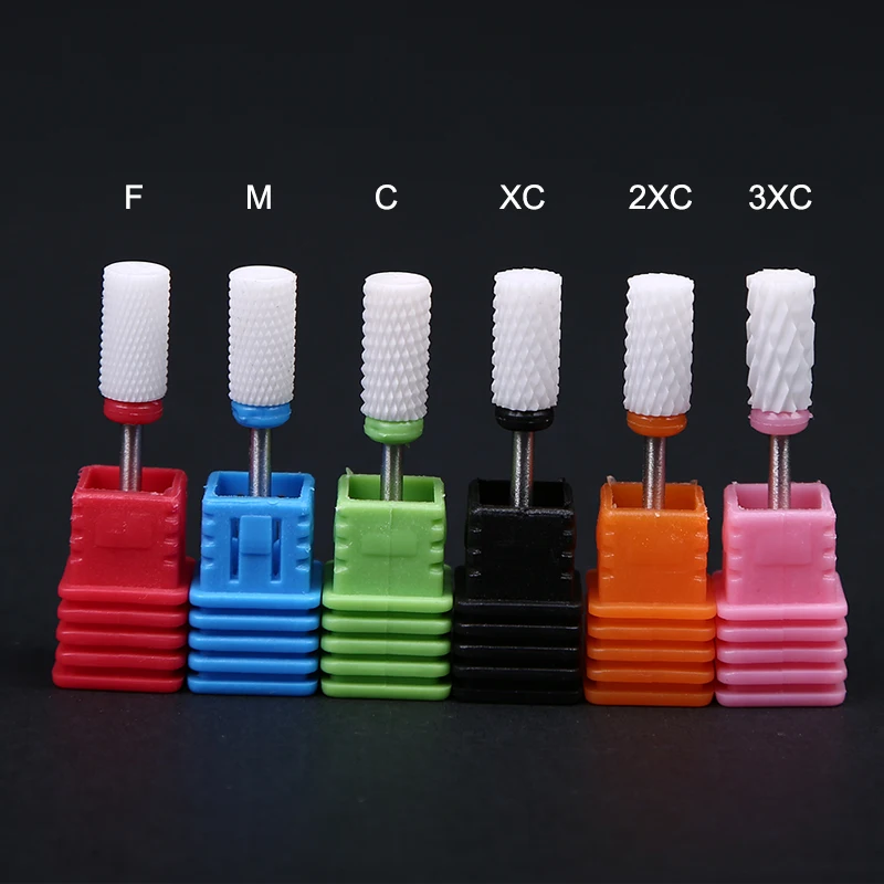 Light Ceramic Burs Podiatry Foot Callus Ceramic Nail Drill Bits