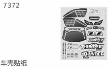 

ZD racing #10423-S car shell stickers accessories group 7372