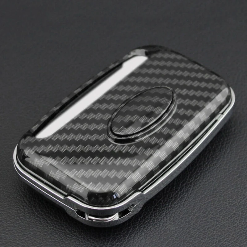 

ABS Shell Dust-proof For Jaguar Land Rover Car Smart Key Cover Protector Case Hard Shell Carbon Fiber