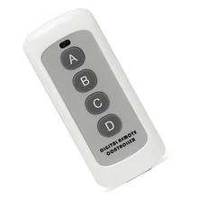 EV1527 код дистанционного управления Портативный 433 МГц РЧ передатчик гаражная дверь мини-переключатель ключ домашний Открыватель смарт 4 кнопки беспроводной