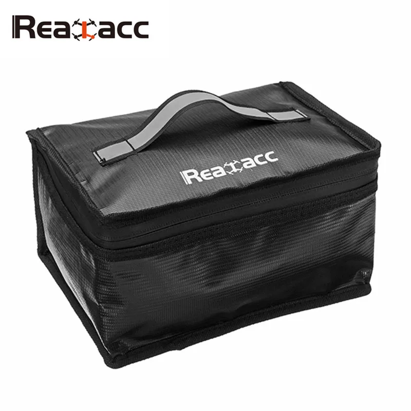 

Upgraded Realacc Fireproof Waterproof Lipo Battery Safety Bag With Luminous Handle Boxes for RC Drone Parts