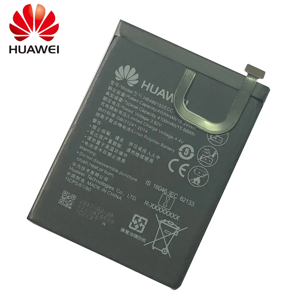 

Original huawei HB496183ECC 4000mAh Rechargeable Phone battery For Huawei enjoy 6 enjoy6 NCE-AL00 Smart Li-ion Mobile Phone
