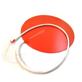 

Diameter 460*1.5mm heat bed for 3d printer 240v 740w adhesive 1 side 100k thermistor in the middle 1000mm lead wire