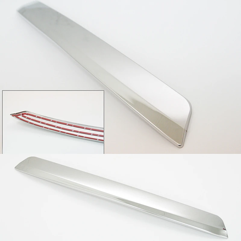 Rear Handle Hatchback Cover SUS304 Stainless Steel Rear Handle Hatchback Cover Gainish Trim Car Styling Cover Accessories For Prius C AQUA NHP10