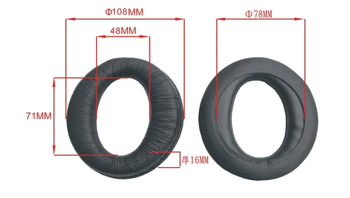 High Quality Replacement Earmuff Ear Pads for Sennheise HD250 HD540 HD520 HD530 II HD560 HD560II Headset headphones cushion 