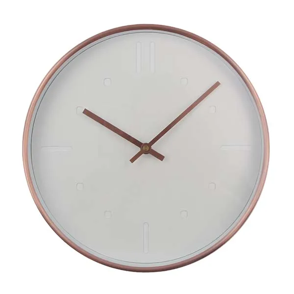 Бесшумные часы Роскошный Стиль Кварцевые Металлические настенные часы современный дизайнер настенные часы тихие часы для домашнего декора - Цвет: Белый