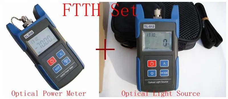 

FTTH Optical Multimeter Fiber Equipment TL510C -50 ~ + 26dBm Optical Power Meter and TL512 Optical Light Source High Quality