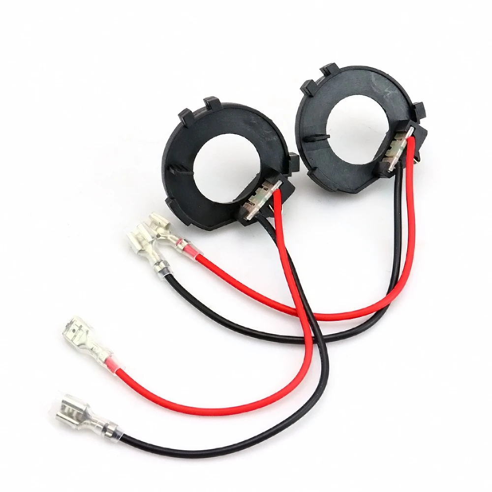 2Pcs H7 Car Headlight Bulbs Holder Adapter Base For VW Golf 7 / New Touran auto H7 Fort Headlamp LED socket Holder stents
