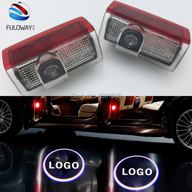 2PCS For Mercedes Benz W205 C E B Class 2015 2017 LED Welcome Car Door Courtesy