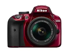 Nikon D3400 24.2 MP Digital SLR Red Camera Body & AF-P DX 18-55mm Lens Kit