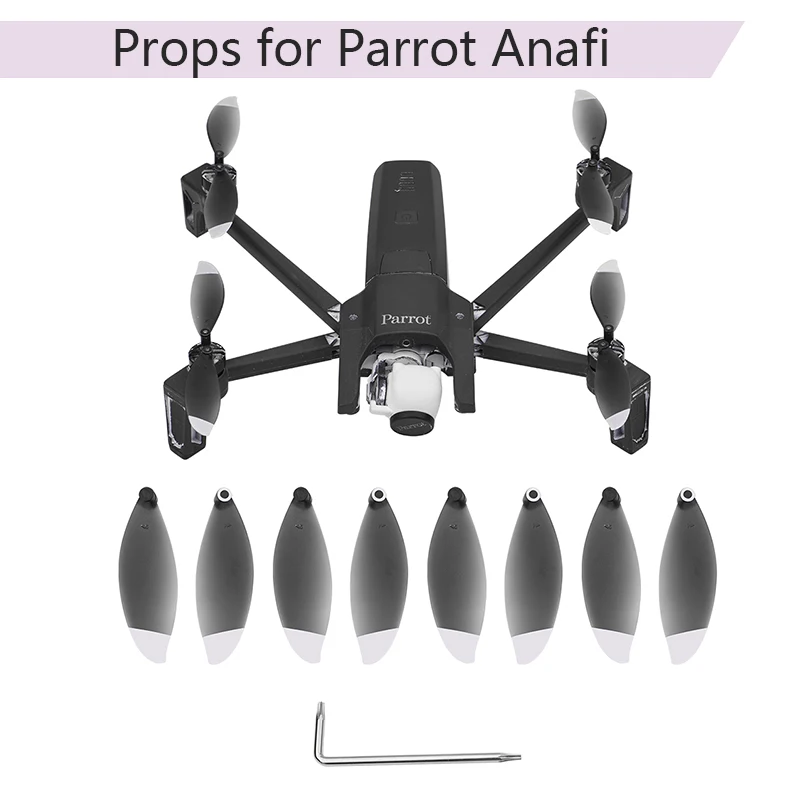 

8pcs CW CCW Propeller Props For Parrot Anafi Drone Folded FPV RC Quadcopter Low-noise Propellers For Parrot Drone Repair Parts
