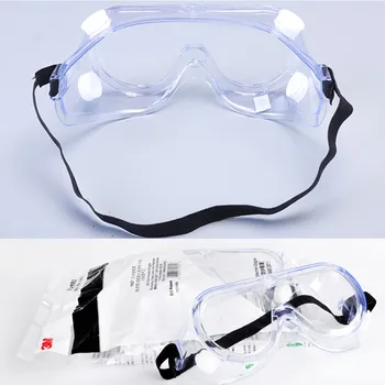 3M 1621AF Anti-Impact and Anti chemical splash Goggle Glasses Safety Goggles Economy clear Anti-Fog Lens Eye Protection Labor 4