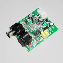 Dac decodificador digital 24bit 192khz, sinal digital de entrada de áudio estéreo, coaxial de fibra ótica para amplificador pc tv