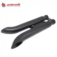 Alconstar-รถจักรยานยนต์ Cafe Racer ท่อไอเสียท่อหางหลอด Silencer สำหรับ Harley Bobbers สำหรับการเดินทาง Bagger Sportster 883 XR1200