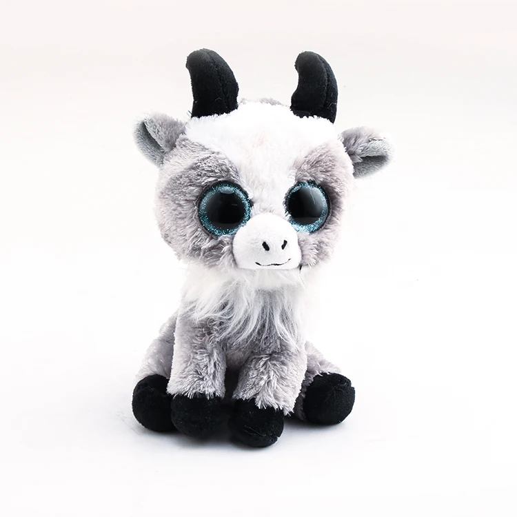 

Ty Beanie Boos Big Eyes Goat 10 - 15cm Stuffed Plush Animals Toys Dolls Child Gift