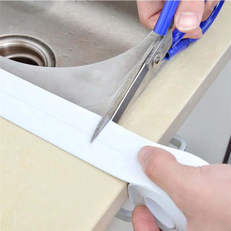 1 шт. 320*38 см кухонная водонепроницаемая лента для ванной клейкая лента настенная уплотнительная лента клейкая лента для дома