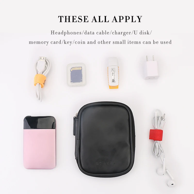 IKSNAIL Противоударная Цифровая Сумка для хранения USB кабель передачи данных Airpods