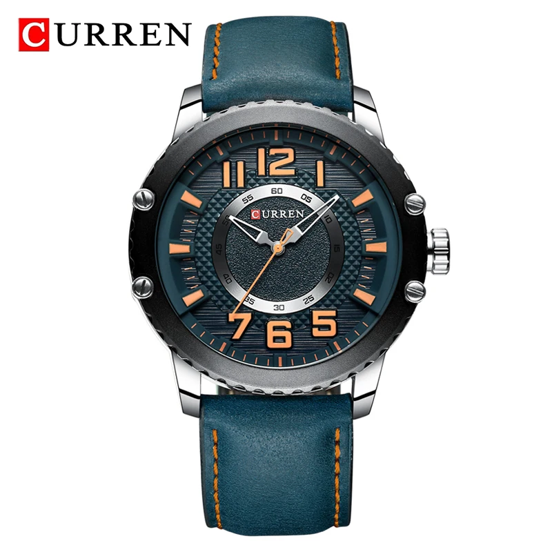 2019 CURREN новые мужские s часы Топ люксовый бренд спортивные кварцевые кожаные