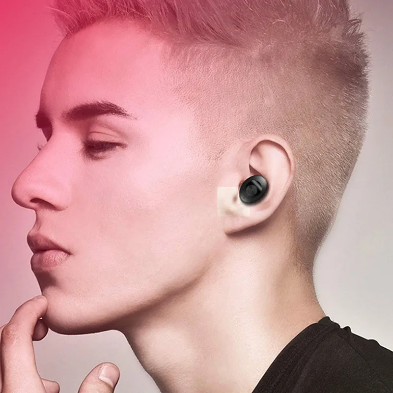 TWS беспроводные Bluetooth наушники стерео HIFI Звук свободные руки с чехлом для зарядки