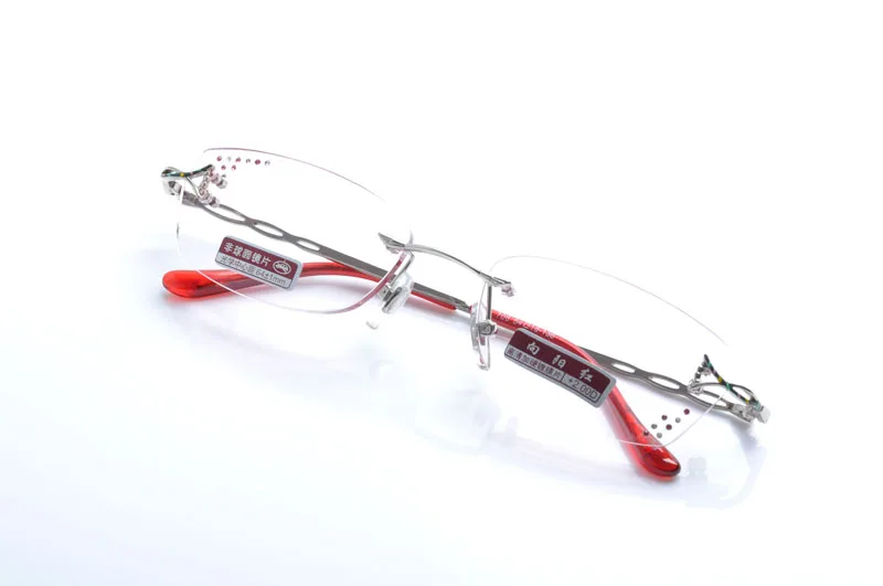 Элегантные женские очки для чтения без металлической оправы, серебристые женские очки для пресбиопии, очки oculos de leitura sem aro EV1320