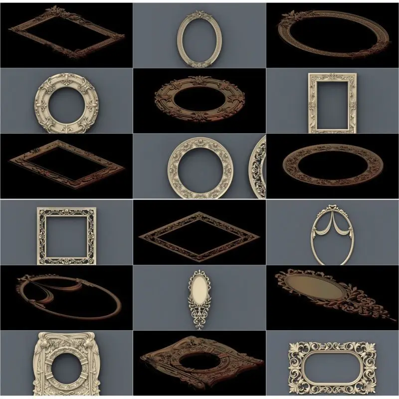 39pcs/set frame 3d model STL relief for cnc STL format 3d model for cnc stl relief artcam vectric aspire