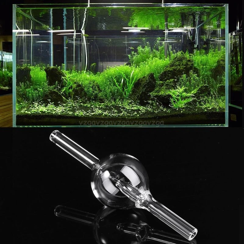 

Aquarium CO2 Glass Bubble Counter for Fish Tank Air Non Return Check Recorder F20 19 Dropship