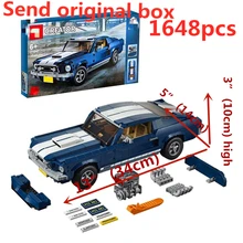 Technic Series 10265 1967 Mustang GT Car Building Blocks Bricks Children Car Model Gifts Toys цена Technic Series 10265 1967 Mustang GT Car Building Blocks Bricks Children Car Model Gifts Toys цены онлайн