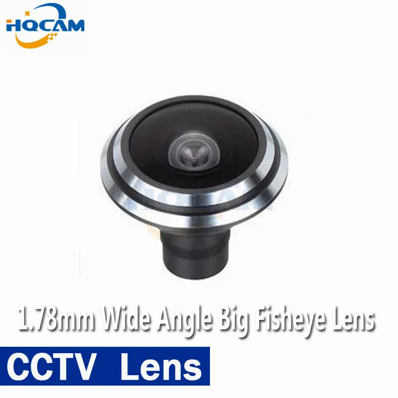 HQCAM High Quantity Security Wide Range lens 5MP 1.66mm 1.8mm 1.78mm 182 degrees wide angle Lens for IR CCTV Camera