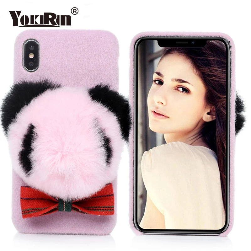 Fluffy Hair Fuzzy Phone Cases For iPhone X/XS/XS MAX 7 8 6