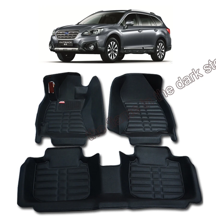 

free shipping leather car floor mat carpet rug for subaru outback 2015 2016 2017