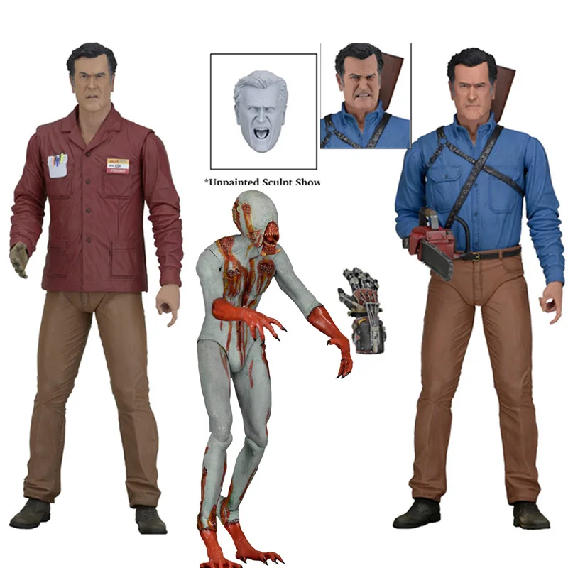 

Movie cartoon character toys NECA American drama The Evil Dead Ash vs evil dead 7 inch movable action figure model