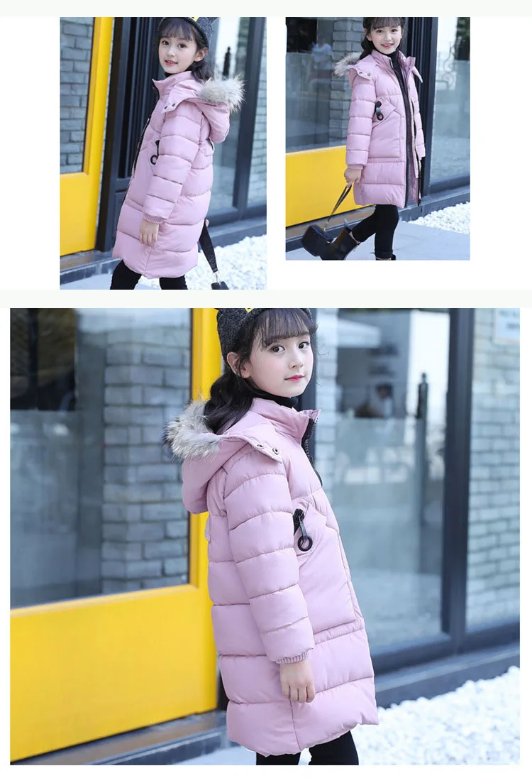 new 2017 winter girls padded coats long clothes children solid hooded jackets for girl warm tops kids parka clothing 4 5 6 7 8 9 10 11 12 13 14 15 years little big teenage girl coat winter long  girls winter coats 2017 (25)