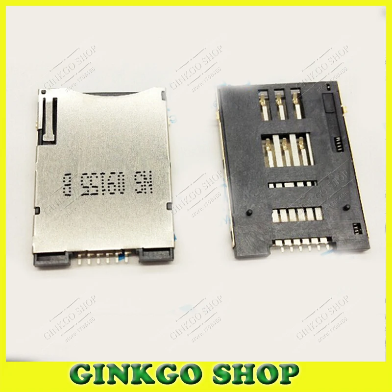 25pcs Tablet PC Sim card Slot Self spring type sim card socket Holder
