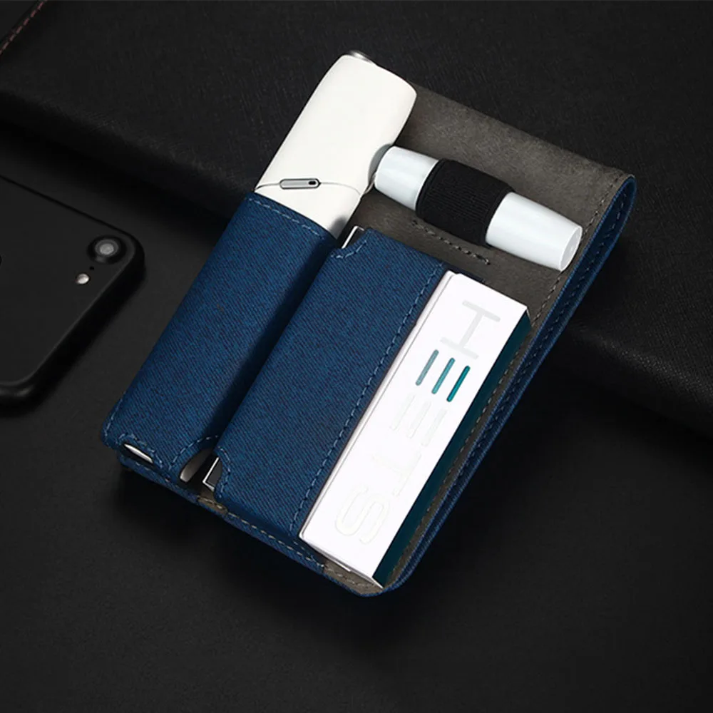 Fashion for IQOS multi 3.0 Holder Wallet leather Bag Protective Cover  Electronic Cigarette iQOS Case Carry Leather Case