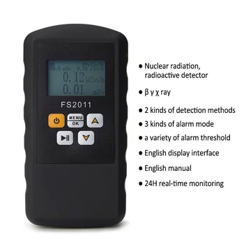 

Multi-functional Electric Nuclear Radiation Detector 24H real-time 3 kinds Alarm Mode Monitoring for Environmental Pollution