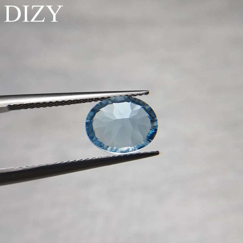 sky blue topaz oval con 8x10-3