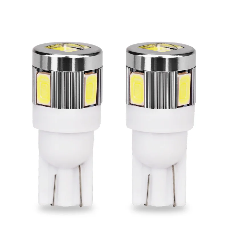 2X SMD5630 6 светодиодов s T10 194 168 W5W автомобильный парковочный Свет светодиодный