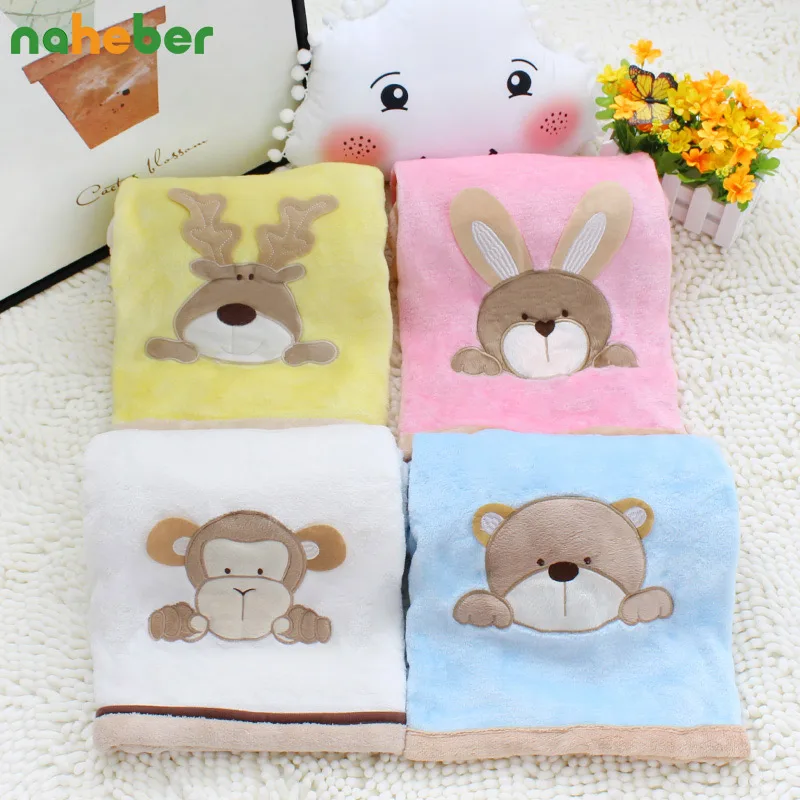 

Super Soft Baby Blanket Fleece Kids Bedding Wrap Newborn Bath Towel Children Swaddle for Winter 76x102cm Photography Props