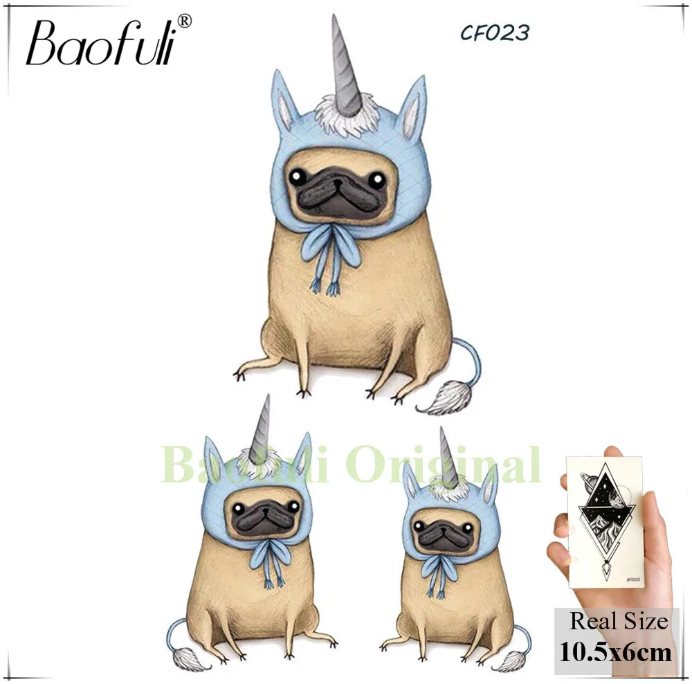 Тату Baofuli с героями мультфильмов Щенячий патруль временная татуировка