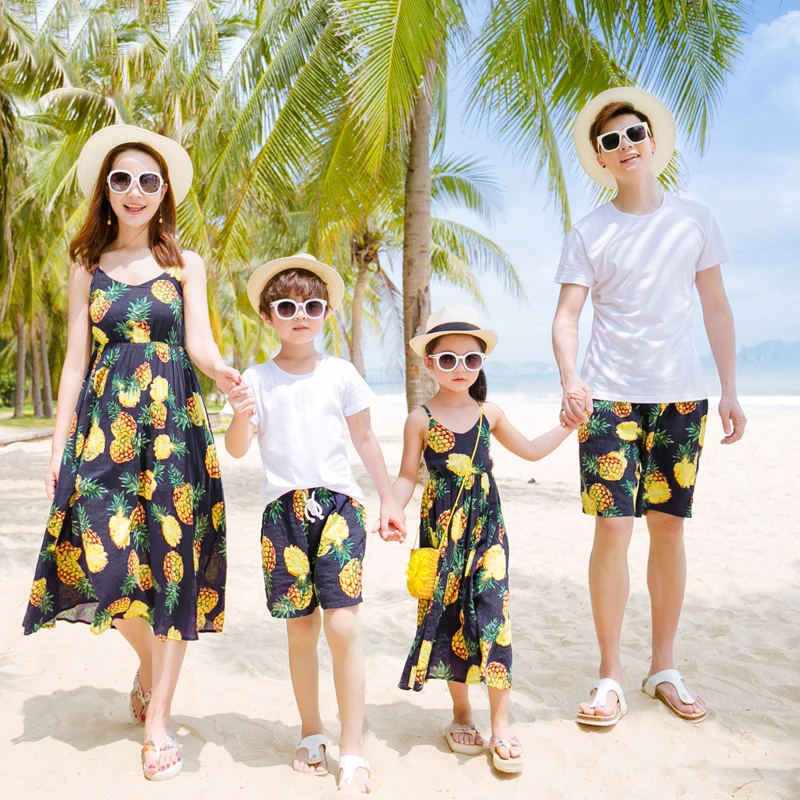 Family Vacations Summer Matching Outfit 