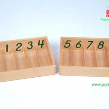 Шпинделей коробки 0-9 материалы montessori Главная Школа развивающие зарабатывать игрушки, деревянные игрушки 5006