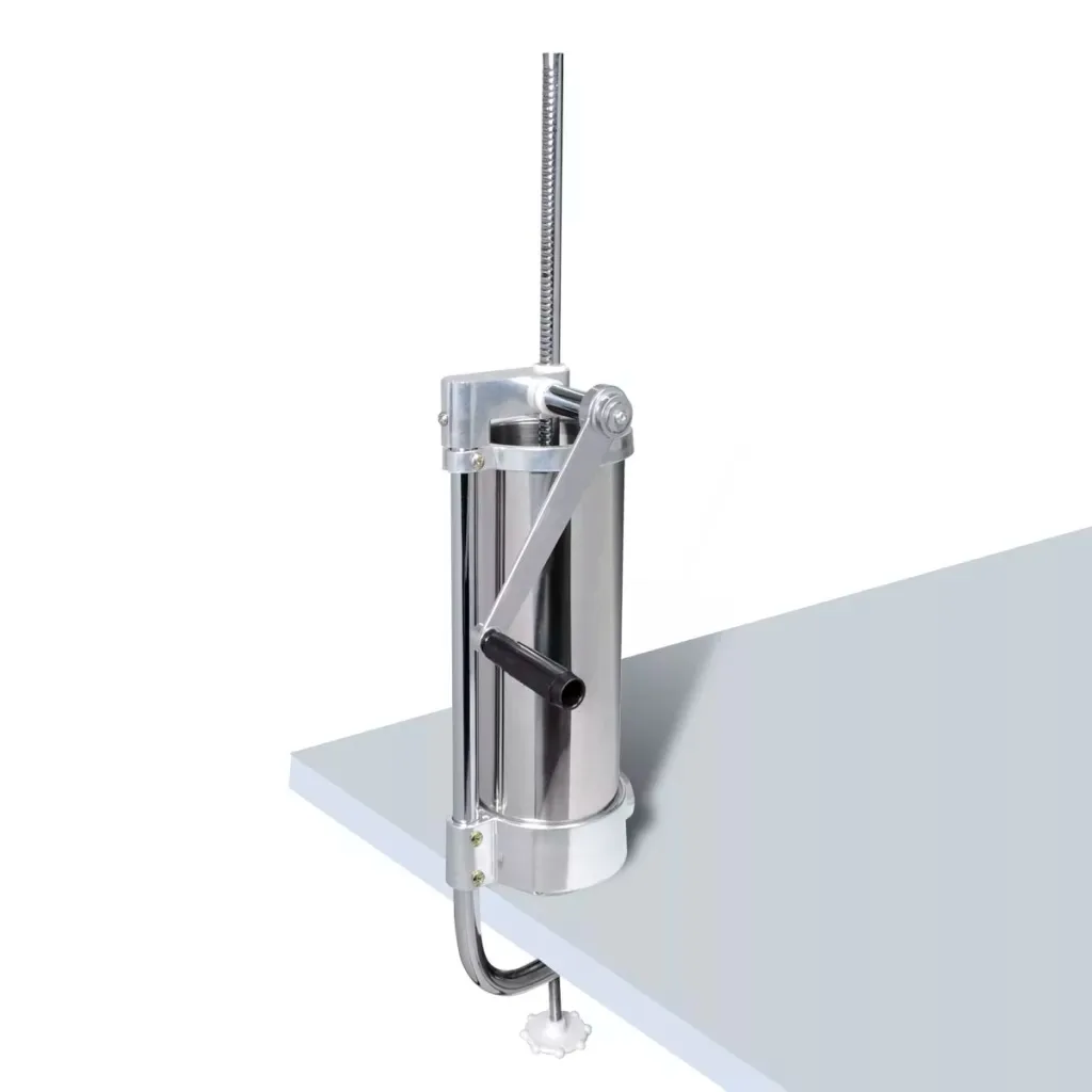  Sausage Filler Salami Meat Making Machine 3.5L Stainless Steel Manual Food Maker Kitchens Restauran - 33032143791