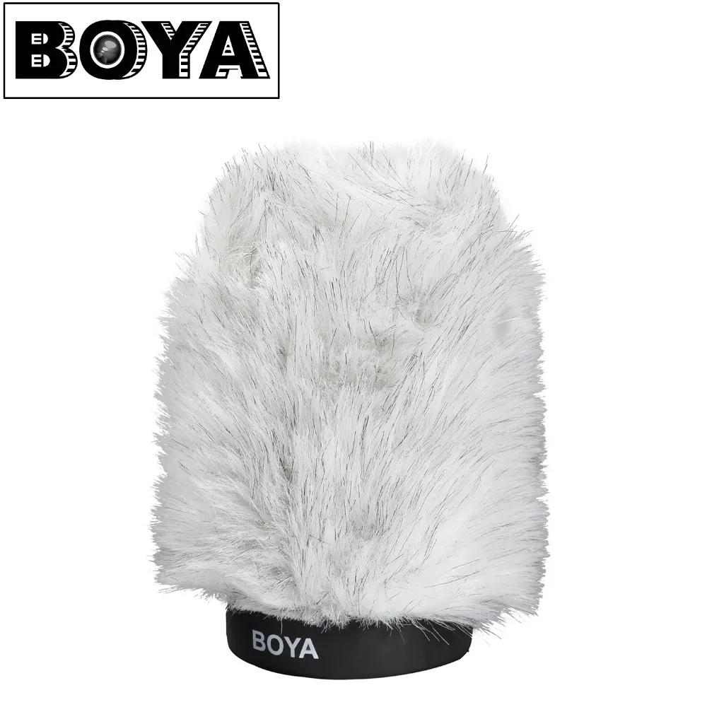 BOYA BY-P120 Furry Открытый Интервью Лобовое Стекло Муфты для Shotgun Конденсатор Микрофоны