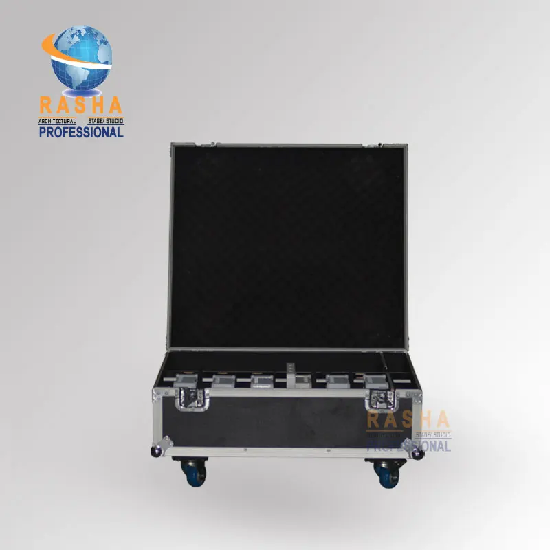 

(Pack of 6 with charging case)Rasha Quad 4IN1 RGBW/RGBA V9 Crux Battery Operated Wireless LED PAR LIGHT for Wedding Event