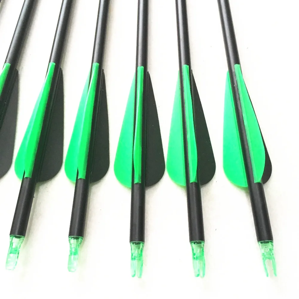 Seta para Composto 600 com Substituível Pces Misturado Carbono Seta 26 - 27 29 30 Polegadas Diâmetro 7.8mm Coluna Arco Recurvo 12 4 Cheap Arco e flecha